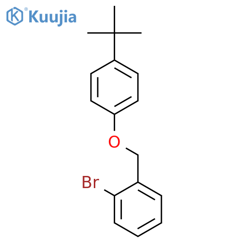Benzene, 1-bromo-2-[[4-(1,1-dimethylethyl)phenoxy]methyl]- structure