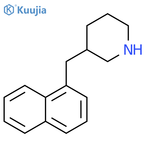 3-(naphthalen-1-yl)methylpiperidine structure
