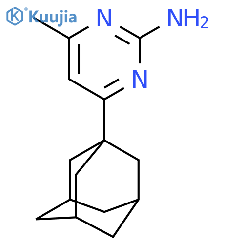 4-(Adamantan-1-yl)-6-methylpyrimidin-2-amine structure