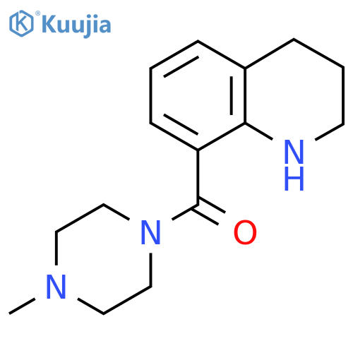 (4-Methyl-piperazin-1-yl)-(1,2,3,4-tetrahydro-quinolin-8-yl)-methanone structure