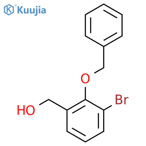 [2-(Benzyloxy)-3-bromophenyl]methanol structure