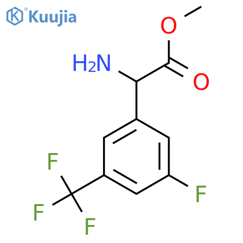 methyl 2-amino-2-3-fluoro-5-(trifluoromethyl)phenylacetate structure