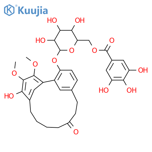 Myricanol; (ξ)-form, 11-Ketone, 17-O-[3,4,5-trihydroxybenzoyl-(→6)-β-D-glucopyranoside] structure