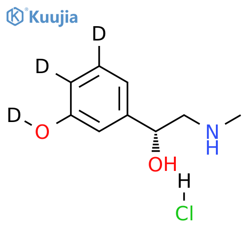 (R)-(-)-Phenylephrine-d3 HCl structure
