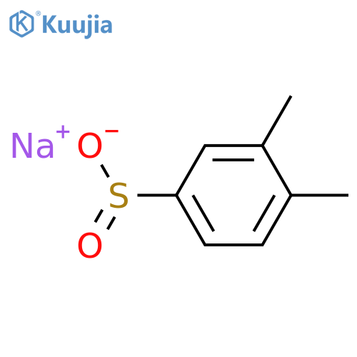 sodium 3,4-dimethylbenzene-1-sulfinate structure
