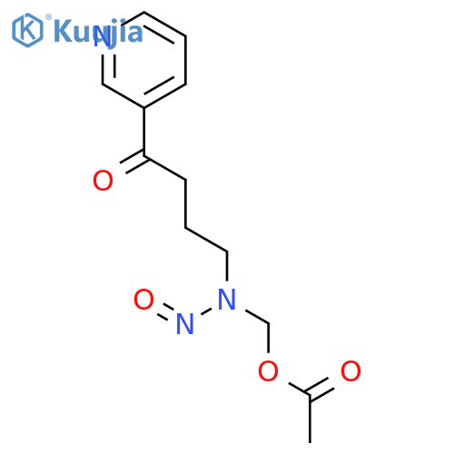 4-(Acetoxymethyl)nitrosamino-1-(3-pyridyl)-1-butanone structure