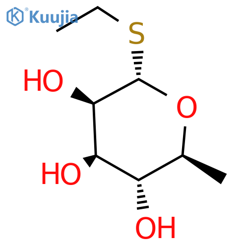 Ethyl 1-thio-α-L-rhamnopyranoside structure