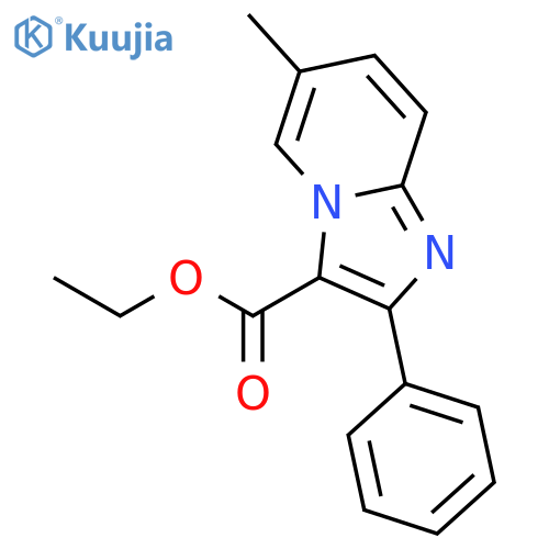 Ethyl 6-Methyl-2-Phenylimidazo1,2-APyridine-3-Carboxylate structure