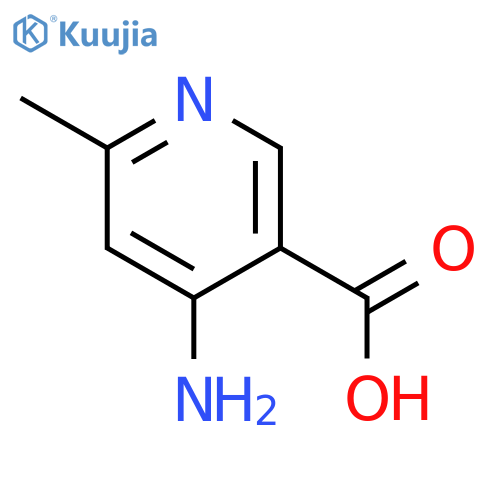 4-amino-6-methylpyridine-3-carboxylic acid structure