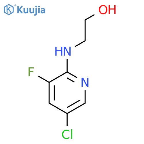 5-Chloro-3-fluoro-2-(2-hydroxyethylamino)pyridine structure