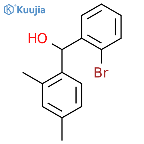 (2-Bromophenyl)(2,4-dimethylphenyl)methanol structure