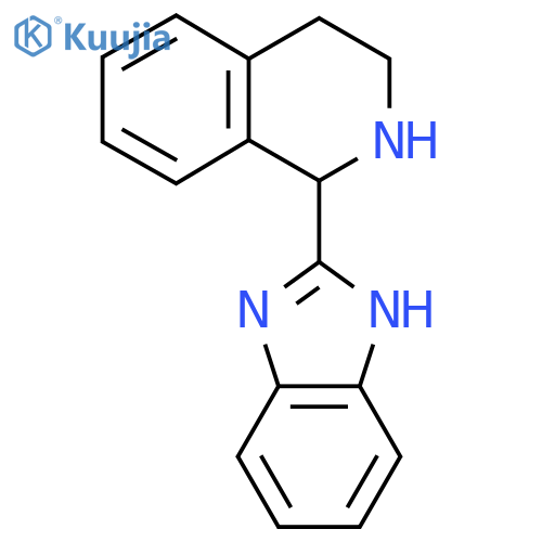 1-(1H-1,3-benzodiazol-2-yl)-1,2,3,4-tetrahydroisoquinoline structure