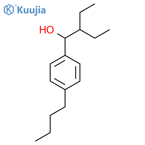 4-Butyl-alpha-(1-ethylpropyl)benZenemethanol structure