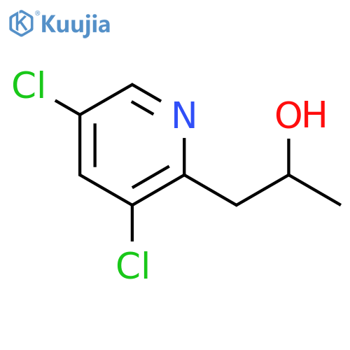 1-(3,5-dichloropyridin-2-yl)propan-2-ol structure