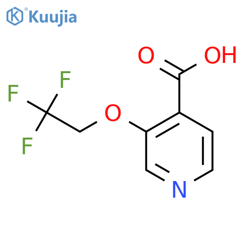 3-(2,2,2-Trifluoroethoxy)isonicotinic acid structure