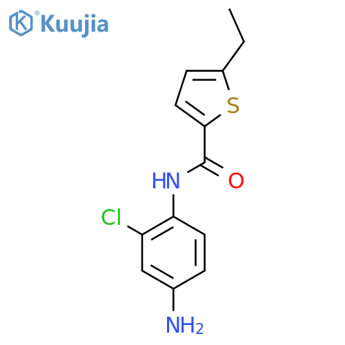 N-(4-Amino-2-chlorophenyl)-5-ethylthiophene-2-carboxamide structure