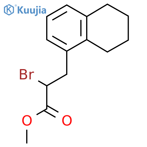 α-Bromo-5,6,7,8-tetrahydro-1-naphthalenepropanoic Acid Methyl Ester structure