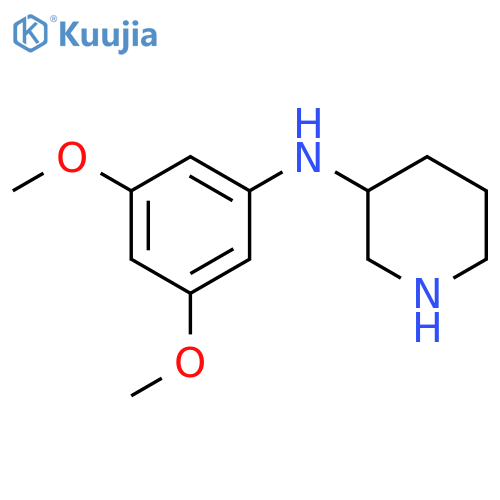 N-(3,5-dimethoxyphenyl)piperidin-3-amine structure