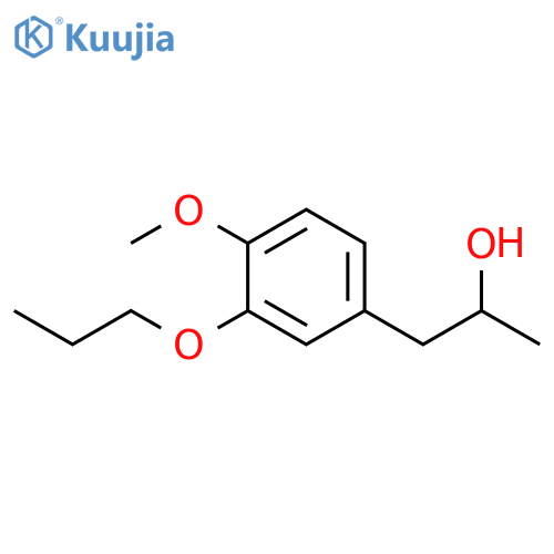 4-Methoxy-α-methyl-3-propoxybenzeneethanol structure
