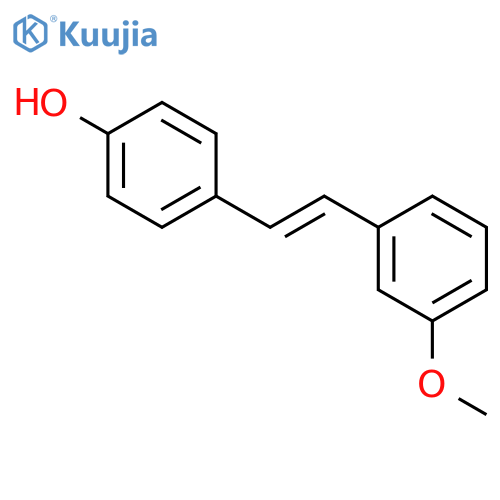 4-Hydroxy-3'-methoxystilbene structure