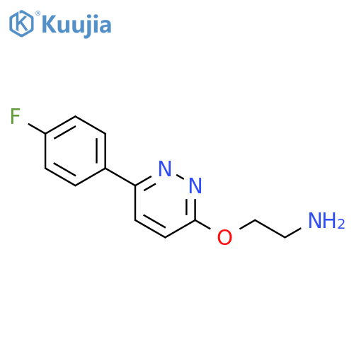 2-{[6-(4-fluorophenyl)pyridazin-3-yl]oxy}ethan-1-amine structure