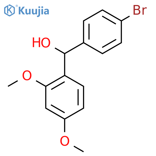 Benzenemethanol, α-(4-bromophenyl)-2,4-dimethoxy- structure