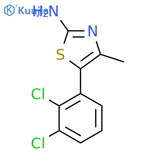 5-(2,3-Dichlorophenyl)-4-methyl-1,3-thiazol-2-amine structure