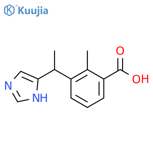 3-1-(1H-Imidazol-5-yl)ethyl-2-methylbenzoic Acid structure