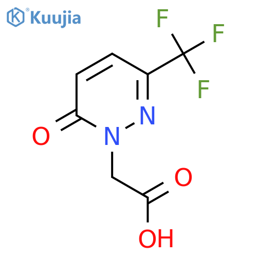 2-(6-Oxo-3-(trifluoromethyl)pyridazin-1(6H)-yl)acetic acid structure