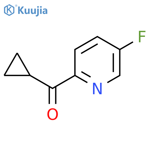 Cyclopropyl(5-fluoropyridin-2-yl)methanone structure