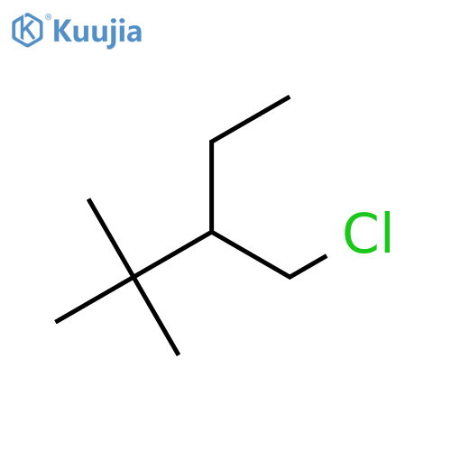 3-(Chloromethyl)-2,2-dimethylpentane structure