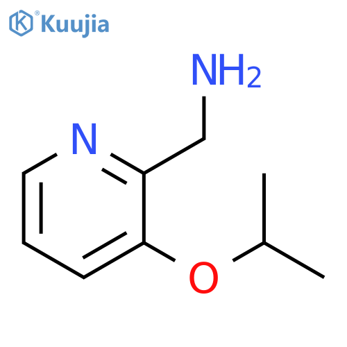 (3-isopropoxypyridin-2-yl)methanamine structure