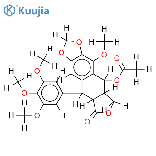2'-methoxypodophyllotoxin acetate structure