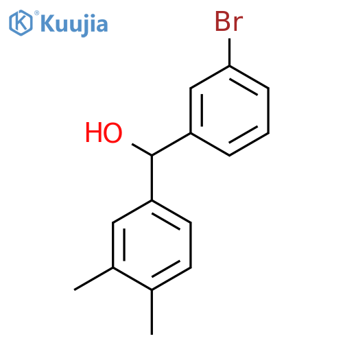 (3-Bromophenyl)(3,4-dimethylphenyl)methanol structure