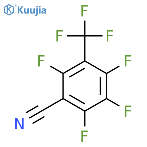 Benzonitrile, 2,3,4,6-tetrafluoro-5-(trifluoromethyl)- structure
