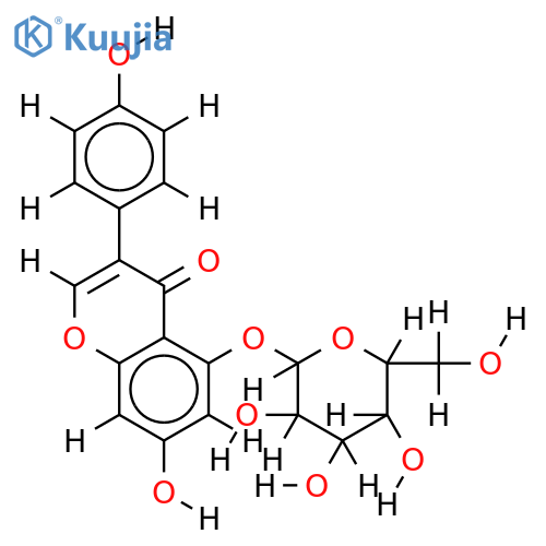 5-O-beta-D-Glucopyranoside-4',5,7-Trihydroxyisoflavone structure