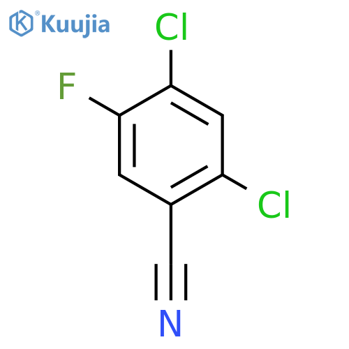 2,4-Dichloro-5-fluorobenzonitrile structure