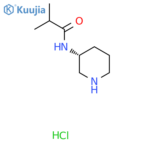 (R)-N-(Piperidin-3-yl)isobutyramide hydrochloride structure