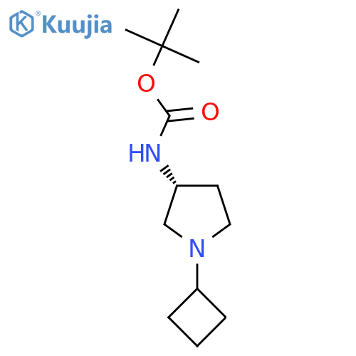 (R)-Tert-Butyl 1-cyclobutylpyrrolidin-3-ylcarbamate structure