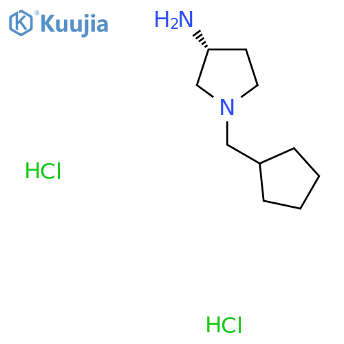 (R)-1-(Cyclopentylmethyl)pyrrolidin-3-amine dihydrochloride structure