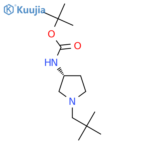 (R)-Tert-Butyl 1-neopentylpyrrolidin-3-ylcarbamate structure