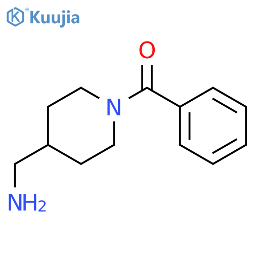 1-Benzoyl-4-piperidinemethanamine HCl structure
