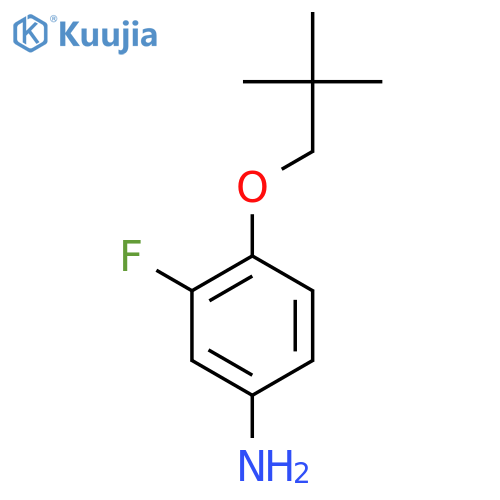 3-Fluoro-4-(neopentyloxy)aniline structure