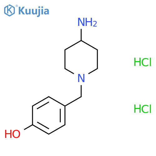 4-[(4-Aminopiperidin-1-yl)methyl]phenoldihydrochloride structure