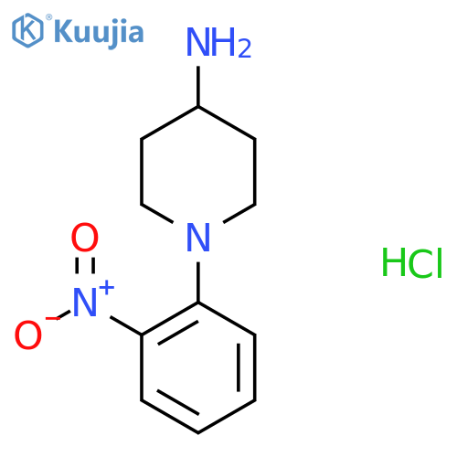 1-(2-Nitrophenyl)piperidin-4-amine hydrochloride structure