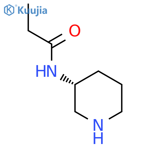 N-[(3R)-piperidin-3-yl]propanamide structure