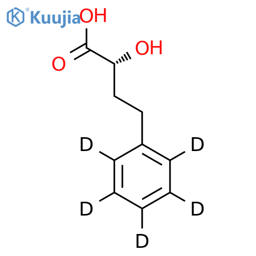 (R)-2-Hydroxy-4-phenylbutyric Acid-d5 structure