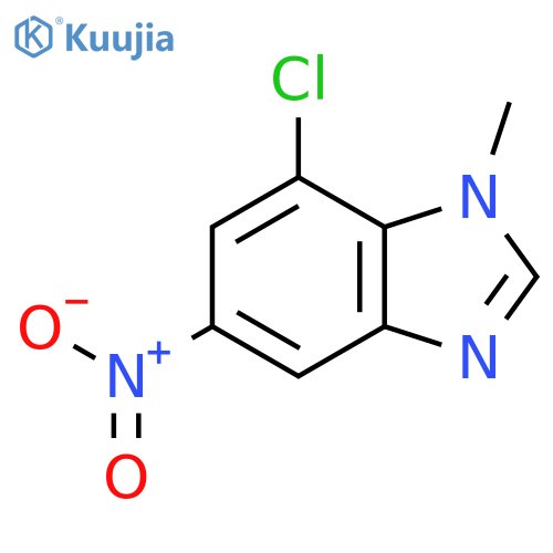 7-Chloro-1-methyl-5-nitro-1H-benzimidazole structure