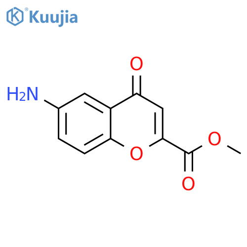 METHYL 6-AMINO-4-OXO-4H-CHROMENE-2-CARBOXYLATE structure