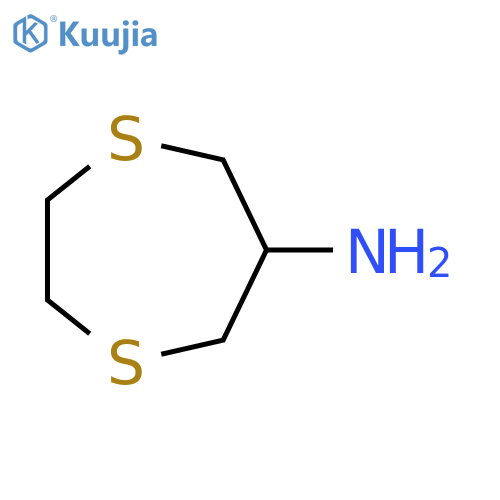 1,4-Dithiepan-6-amine structure